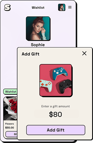 Add gift to wishlist